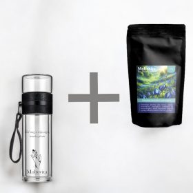 Infúziós teás üveg + választható tea